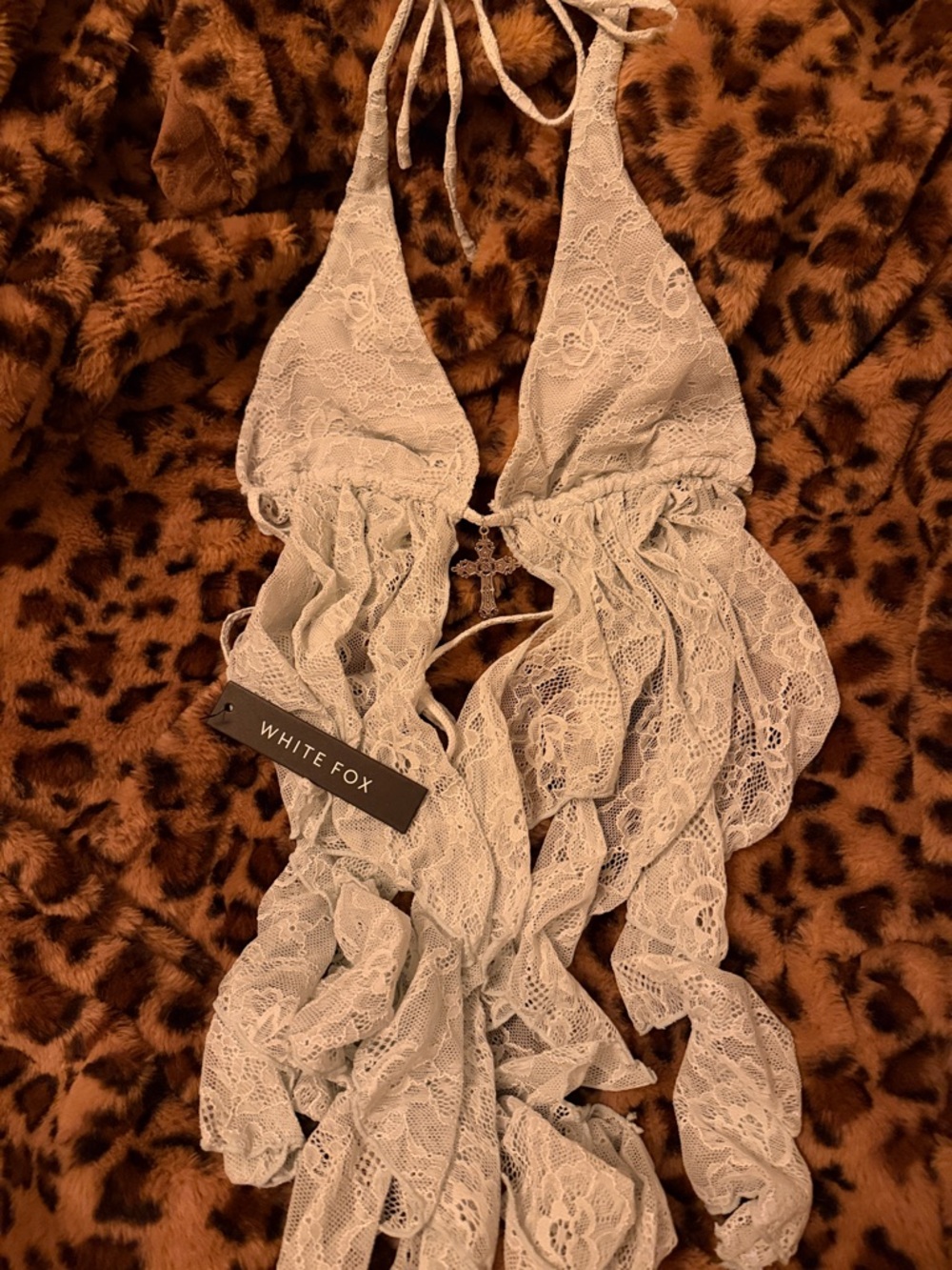 Bright lights halter top